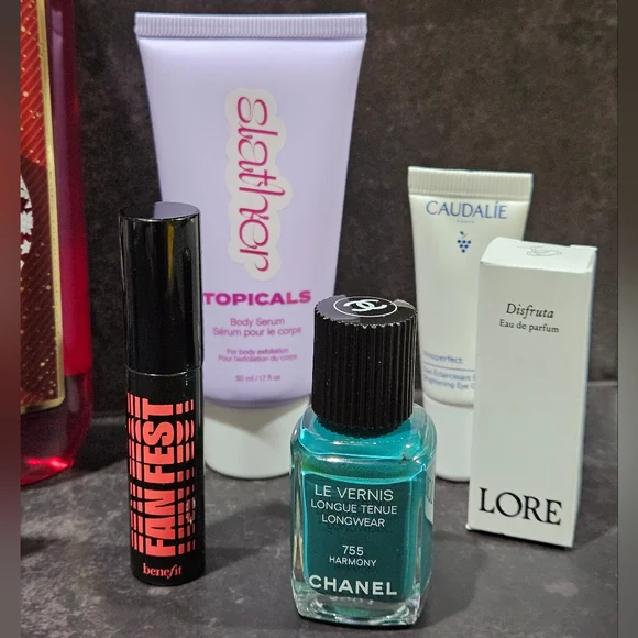 Beauty Bundle 11 Piece/ Tarte, Sol, Summer Fridays, Chanel, Huda, Benefit ++ - Picture 5 of 5